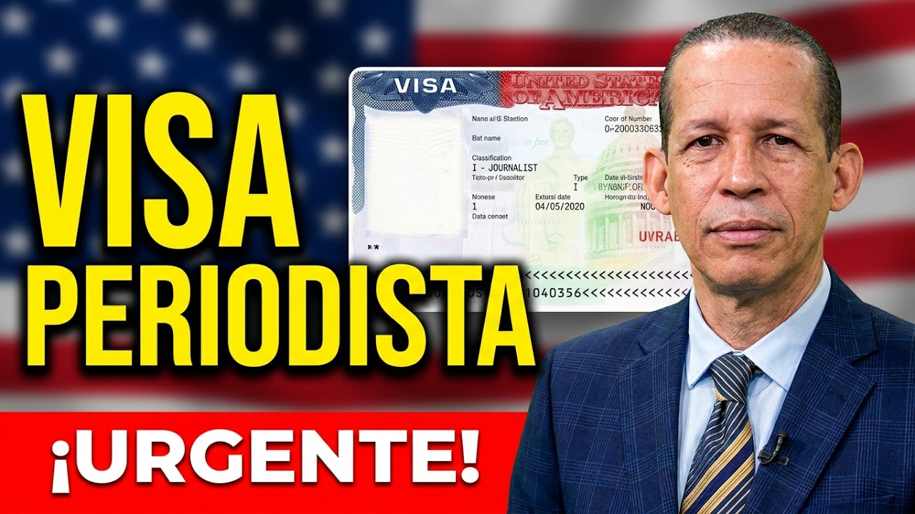 Últimas Noticias De Inmigración🔴Urgente! Visa Para Periodistas Y Medios De Comunicación.