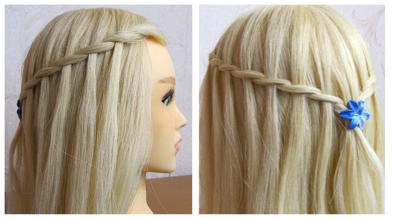 Comment faire une tresse cascade ★ Tuto coiffure pour debutant ★ facile et rapide