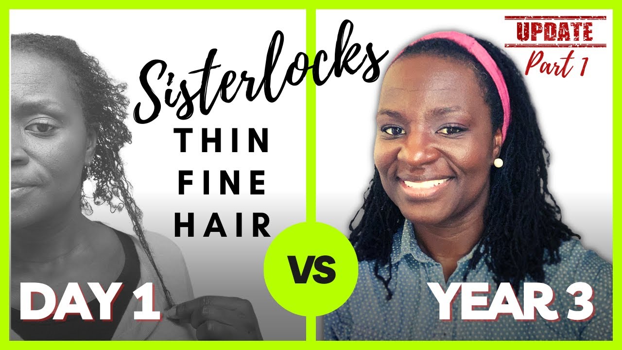 Part 1 | Sisterlocks (Thin Fine Hair) 36 month update | Locks texture | Locks progress| Damaged hair