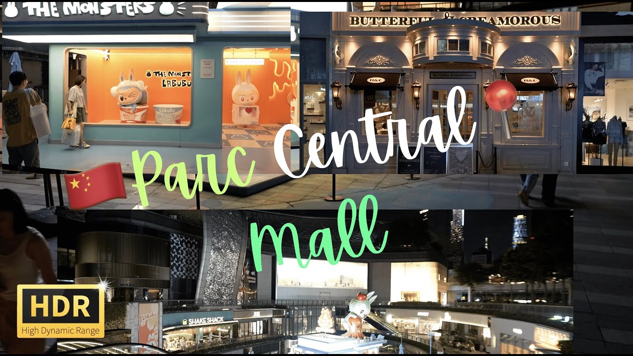 📍Guangzhou Parc Central Mall Walk Tour China Nightlife 🇨🇳