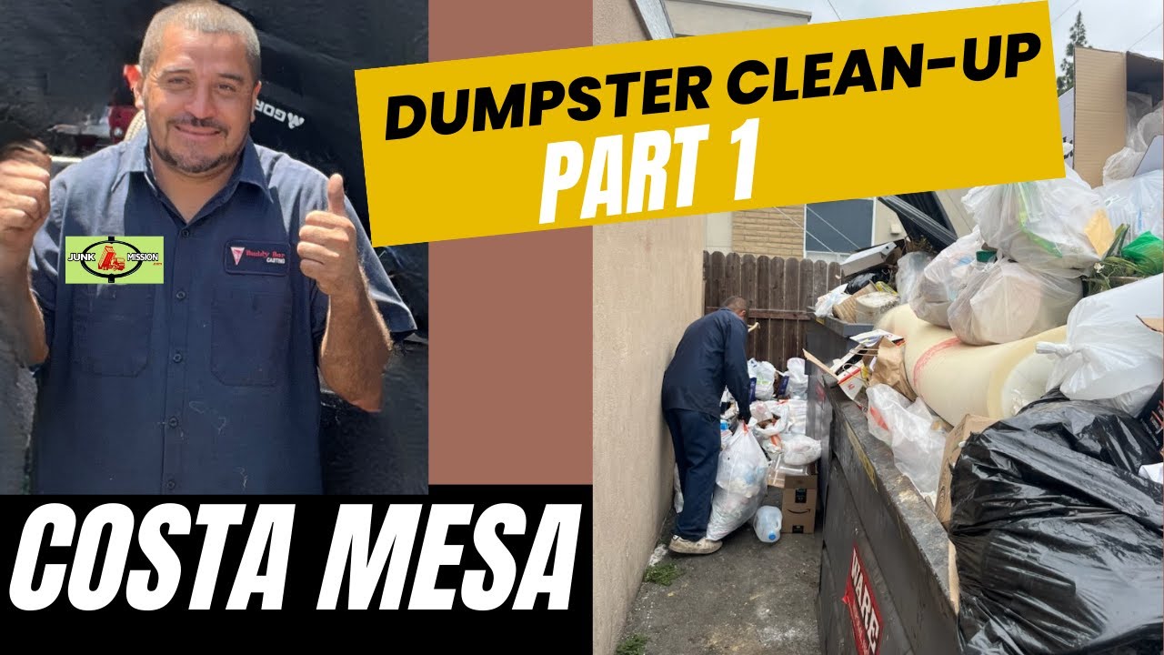 Ep. 69 Apartment Dumpster Clean-out in Costa Mesa PART 1