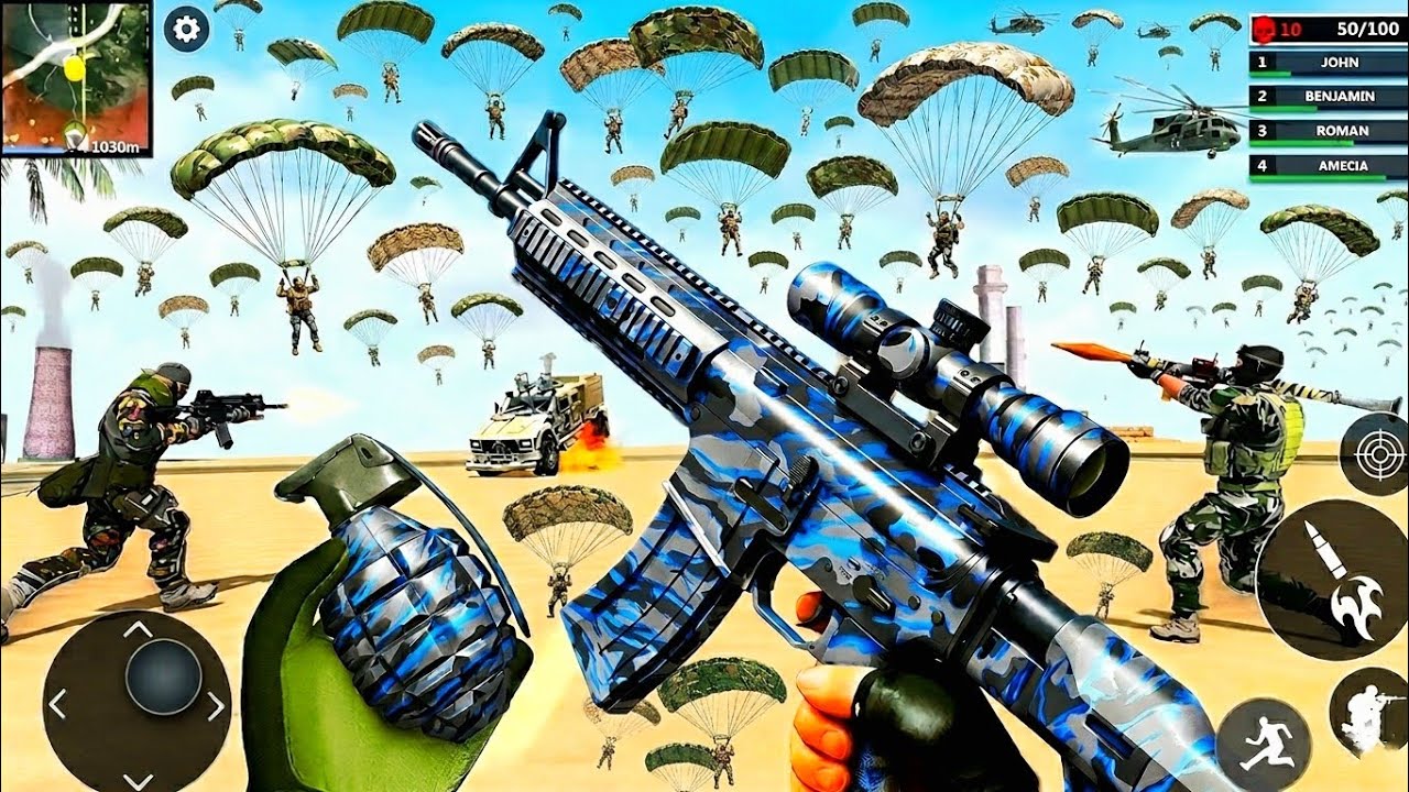 Fps Gun Game 3D Offline: Gun Shooting Game - Army Shooter - Banduk Wala Gun Games - Android gameplay