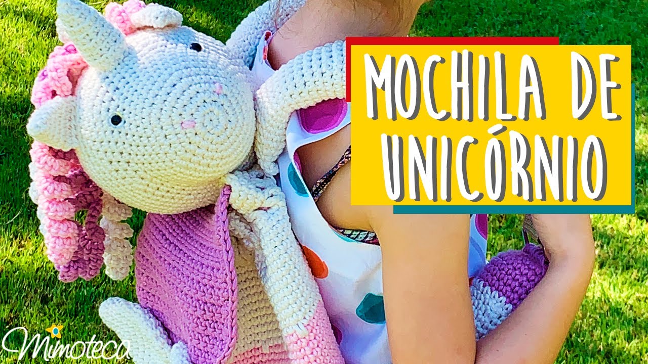 MOCHILA DE UNICÓRNIO - DICA AMIGURUMI #20