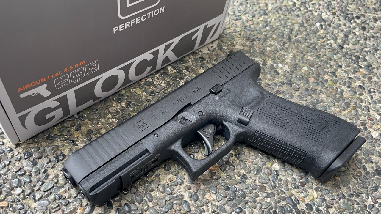 Umarex Airgun Glock 17 Gen 5 MOS Modular Optic System unboxing and testing