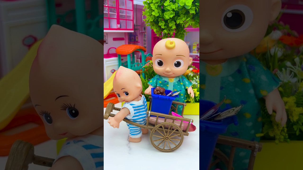 Satisfying With Unboxing Doll Park Set Toys, ASMR Video 