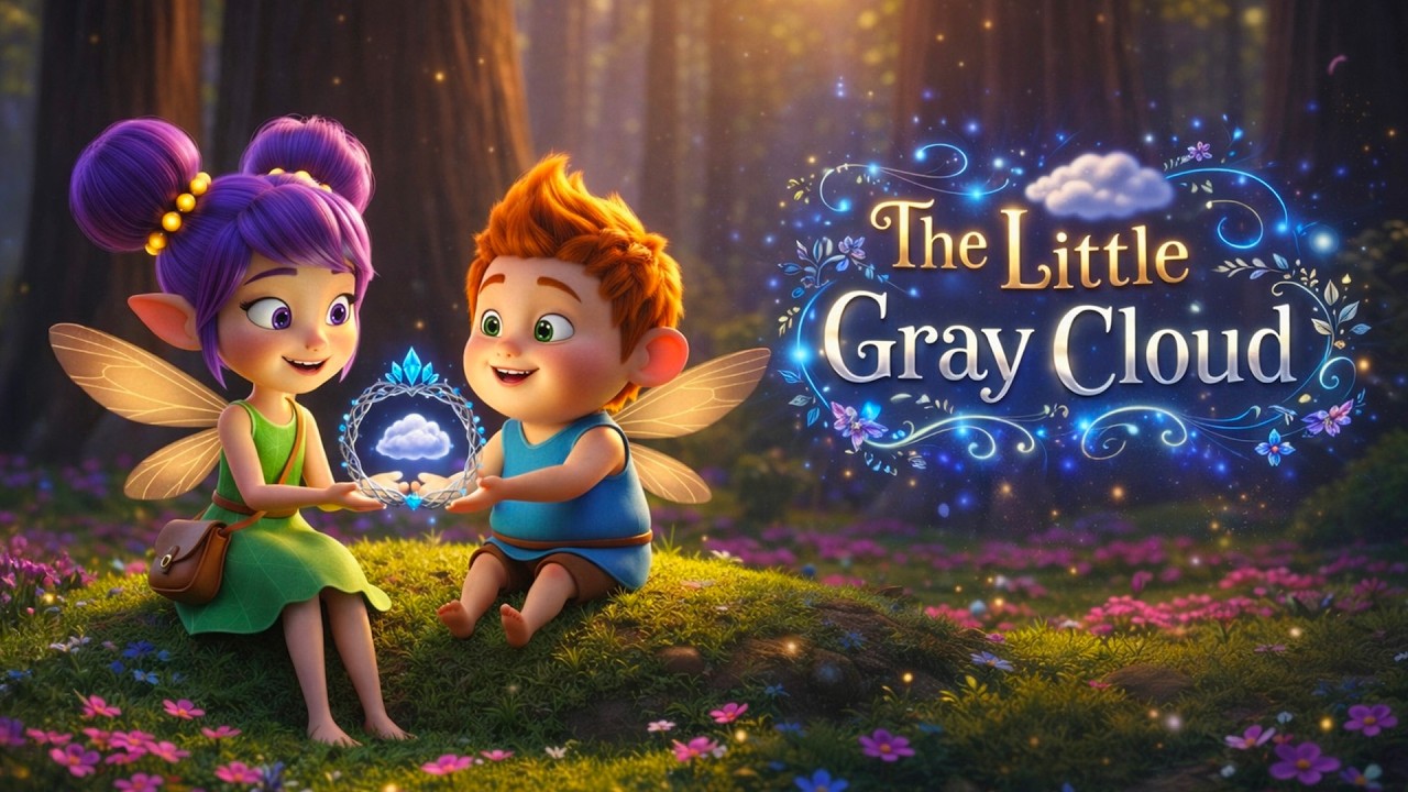 The Little Gray Cloud | Bedtime Story for Kids About Honesty