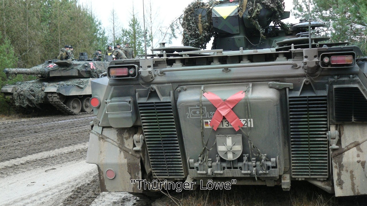 Brigadegefechtsübung, Thüringer Löwe, Verlegemarsch, Panzergrenadierbrigade 37, Panzerbataillon 393