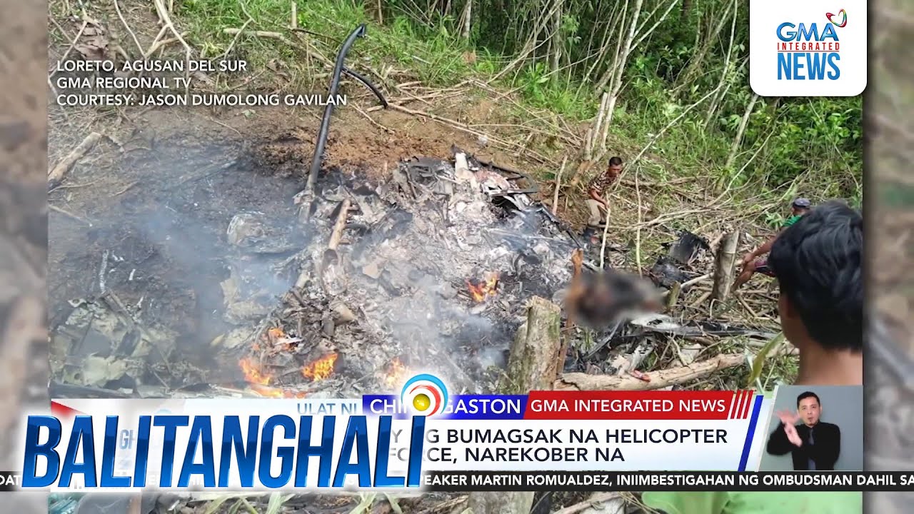 Labi ng 6 na sakay ng bumagsak na helicopter ng Philippine Air Force, narekober na | Balitanghali