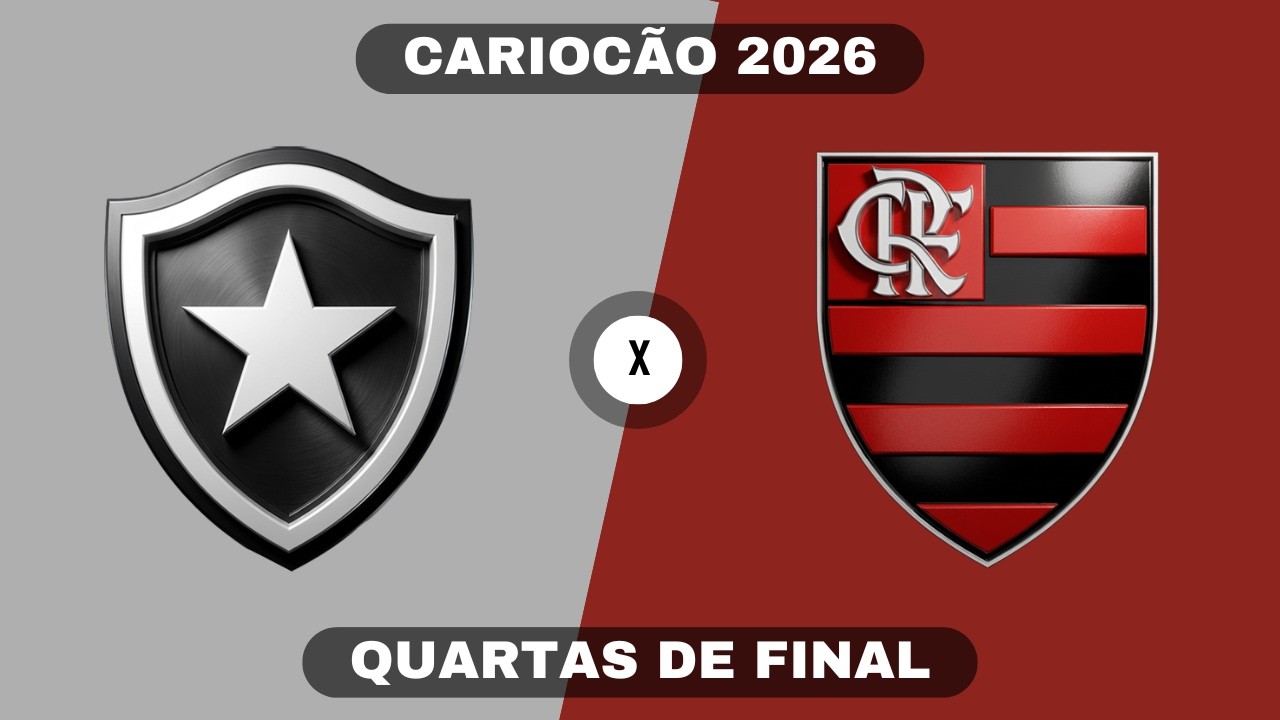 BOTAFOGO x FLAMENGO | Cariocão 2026 | Quartas de Final | Simulação PES 21 (Gogosz Patch)