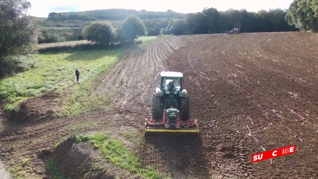 Siembra praderas otoño 2023. John deere&grada pottinger&sembradora Delimbe. Sow meadows autumn 2023.