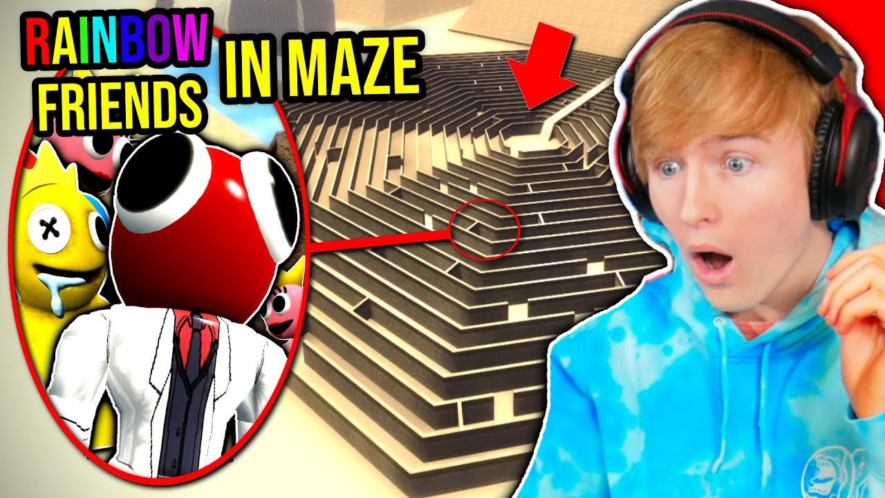 Rainbow Friends MAZE from CHAPTER 2!!