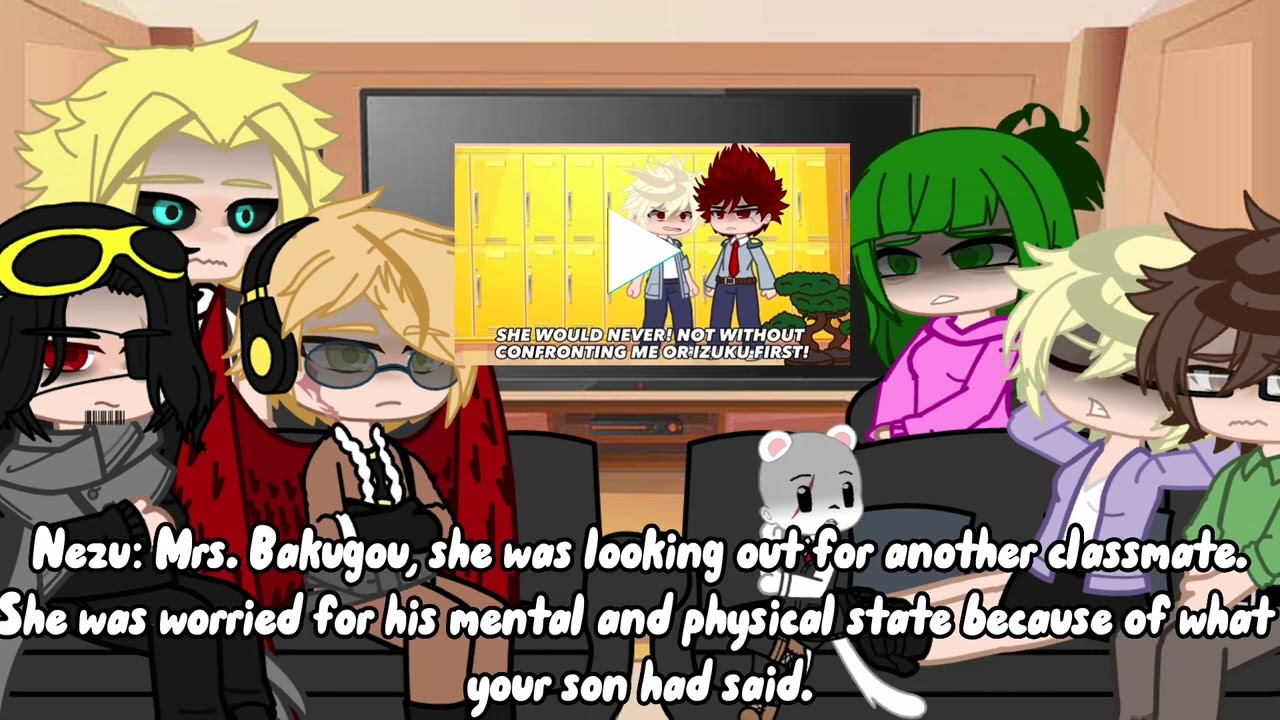 Pro Heroes & Parents react to “Bakugou means a lot to Midoriya” // Part 2