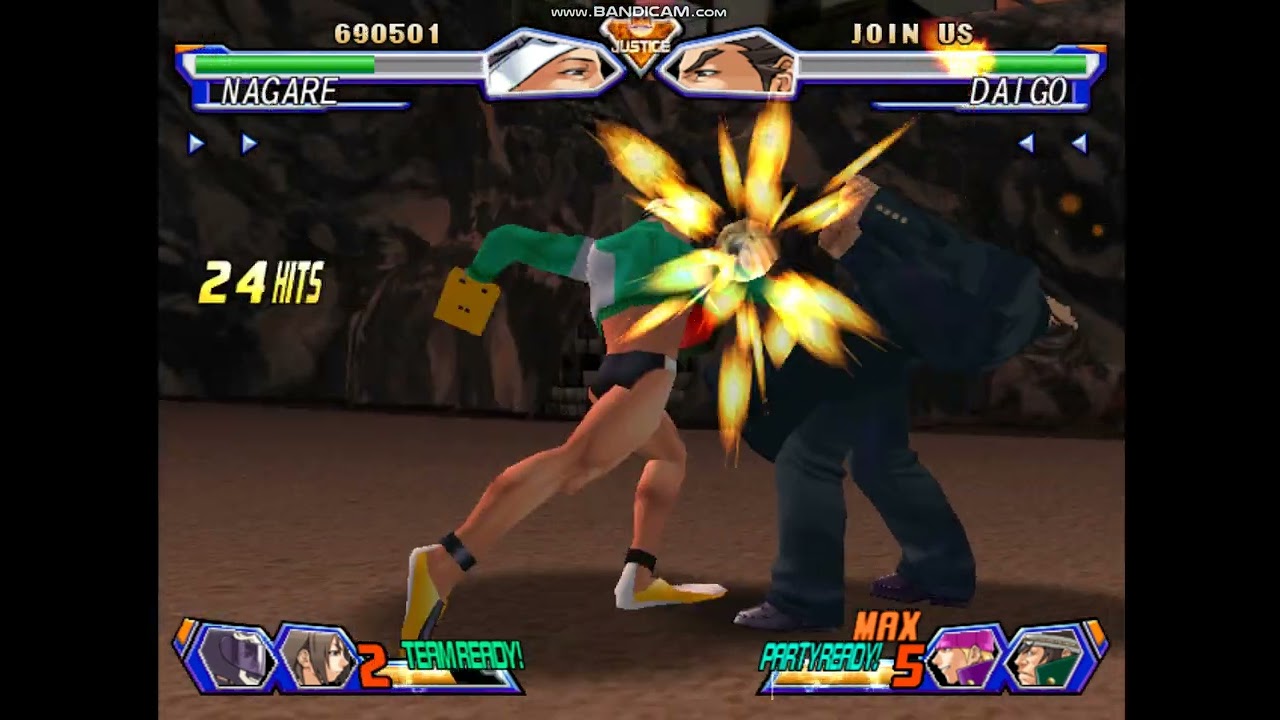 Project Justice(Nagare Combo - Daigo Limited Stun Combo