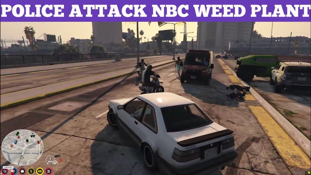NBC VS PD |POLICE ATTACK NBC WEED PLANT |Nopixel India|5Holes