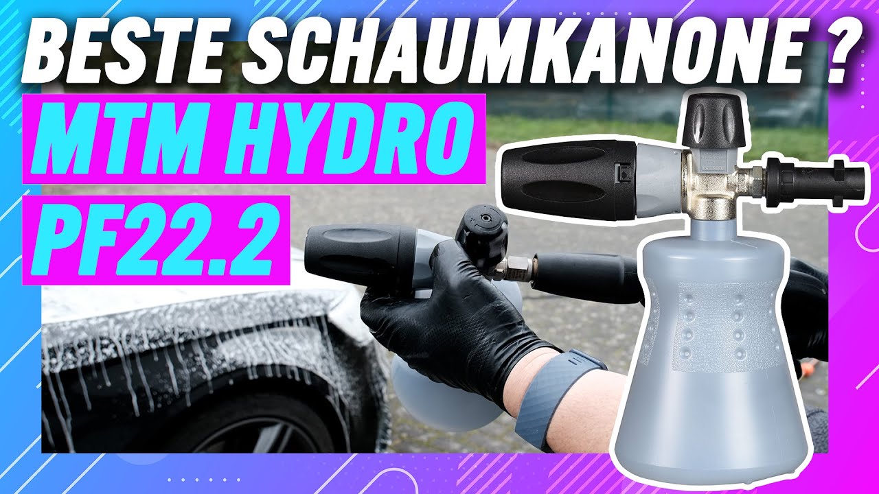 Ordentlich Schaum für die Autowäsche: MTM Hydro PF 22.2 Schaumkanone | Endlich verfügbar!