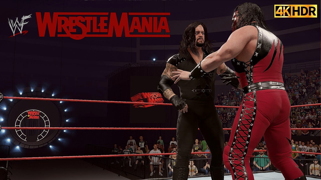 WWE 2K22 UNDERTAKER VS KANE WRESTLEMANIA 14