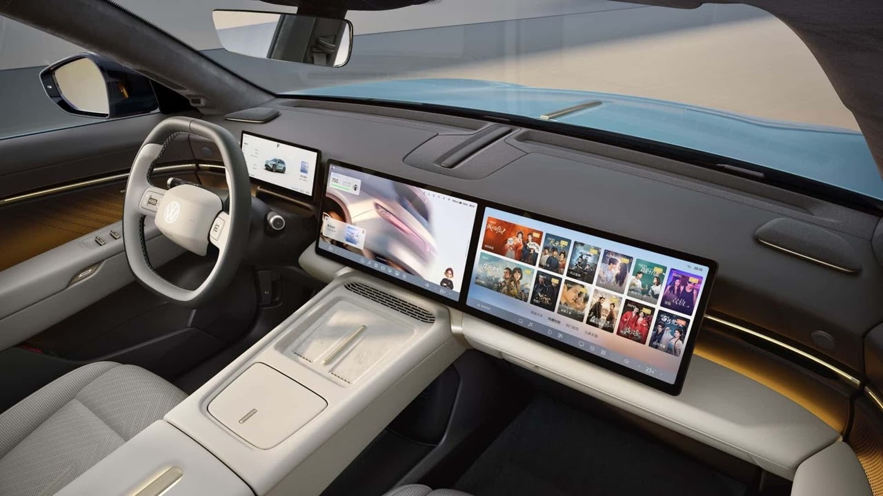 Volkswagen Prioritizes Massive Screens for Chinese EV Market