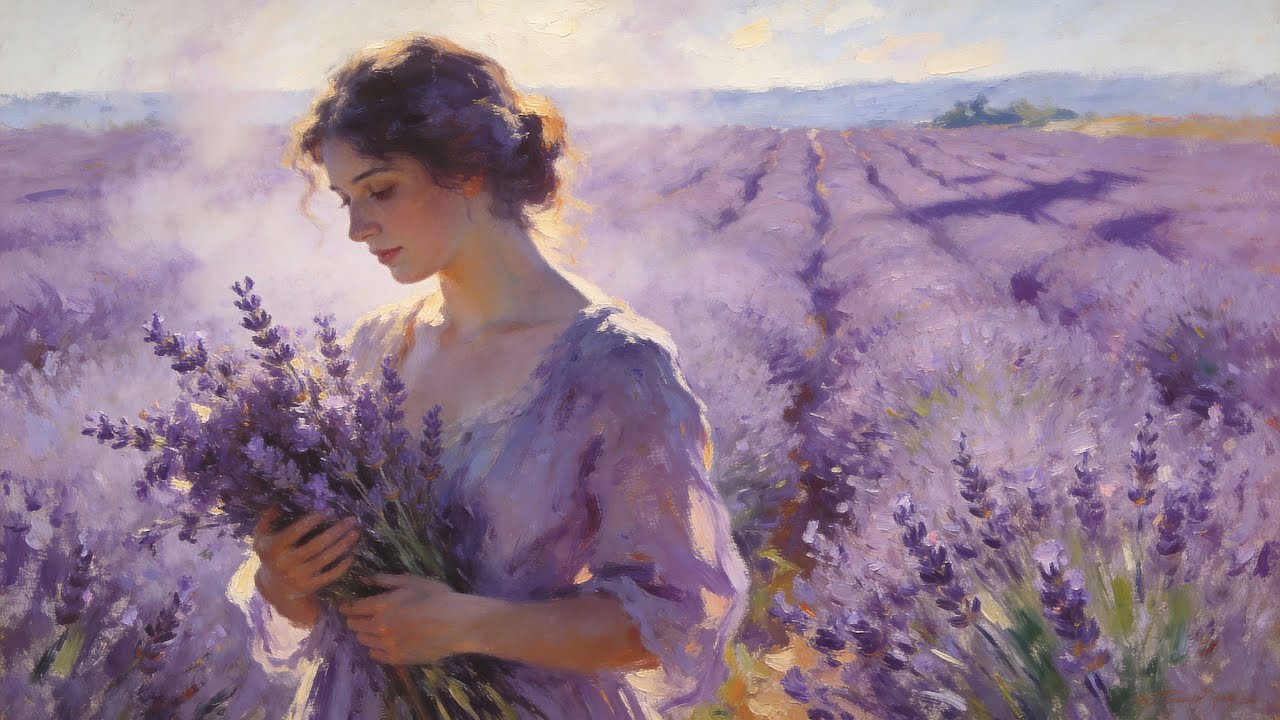 Peaceful Dawn in France 🌾 Monet-Inspired Art, Morning Calm & 432Hz Music