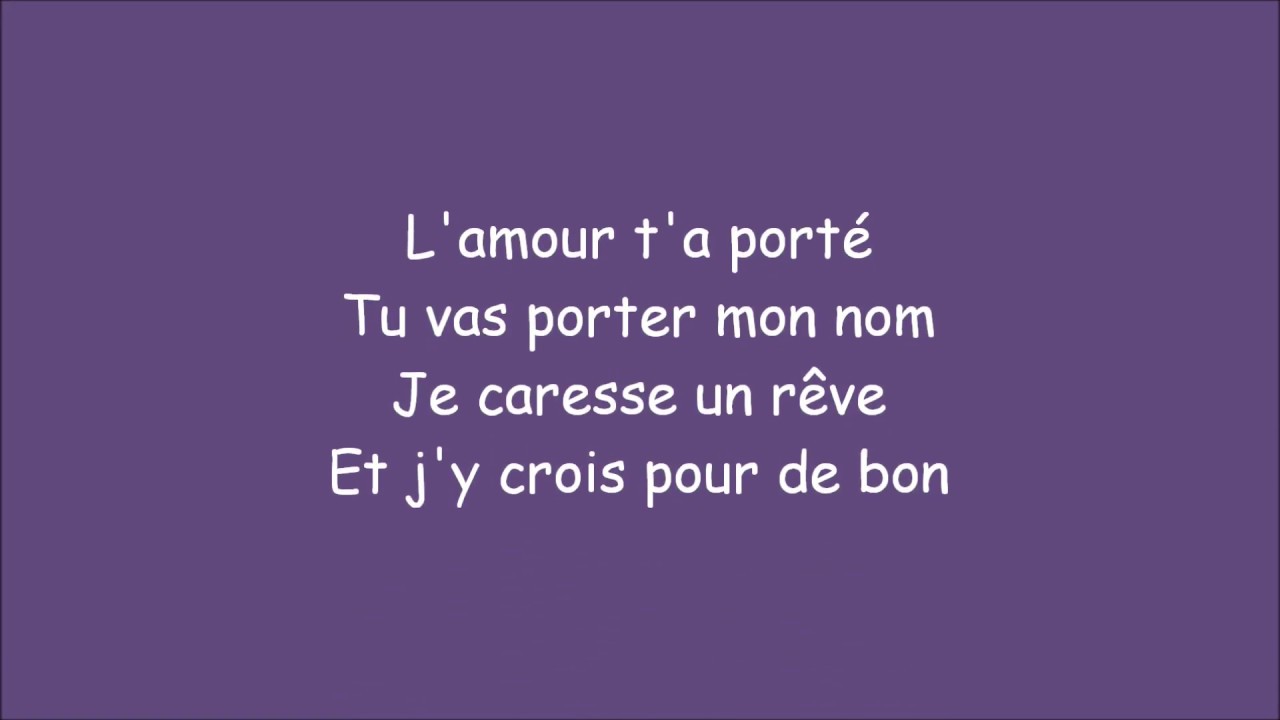 Une chanson de Calogéro par Paty Lac 