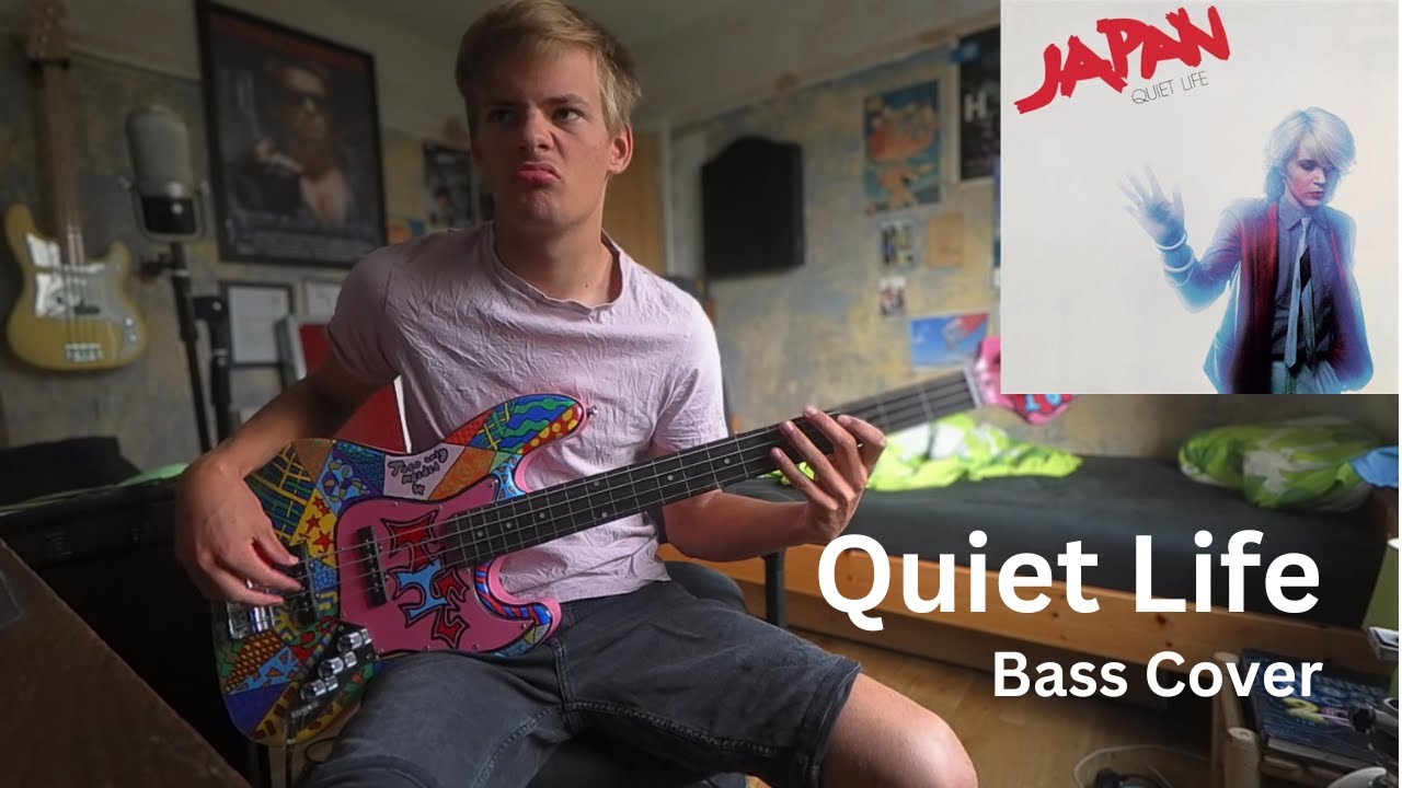 Japan - Quiet Life - Bass Cover - Homemade Fretless Jazz
