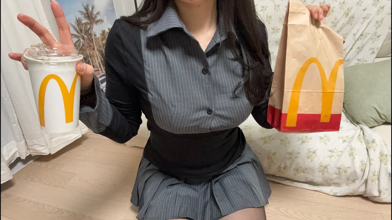 쌉 P의 게릴라 라이브.. 저녁으로 맥날 먹어요 🍔🍟