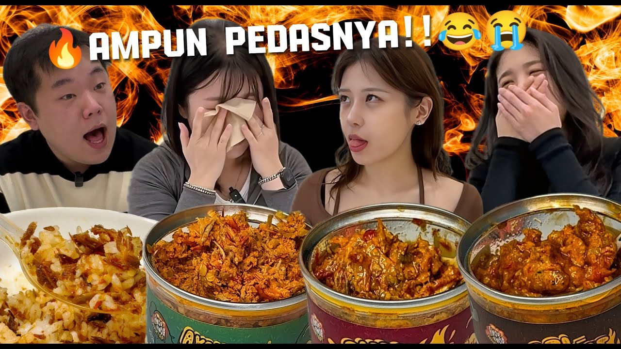 Koreans Coba Sambal Indonesia, Bisa Tahan Gak?! 🌶️🔥