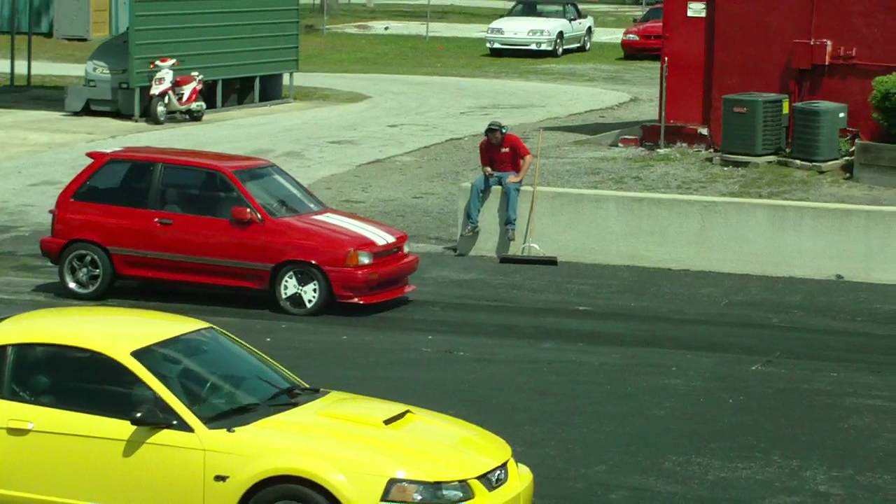rear turbo festiva vs mustang