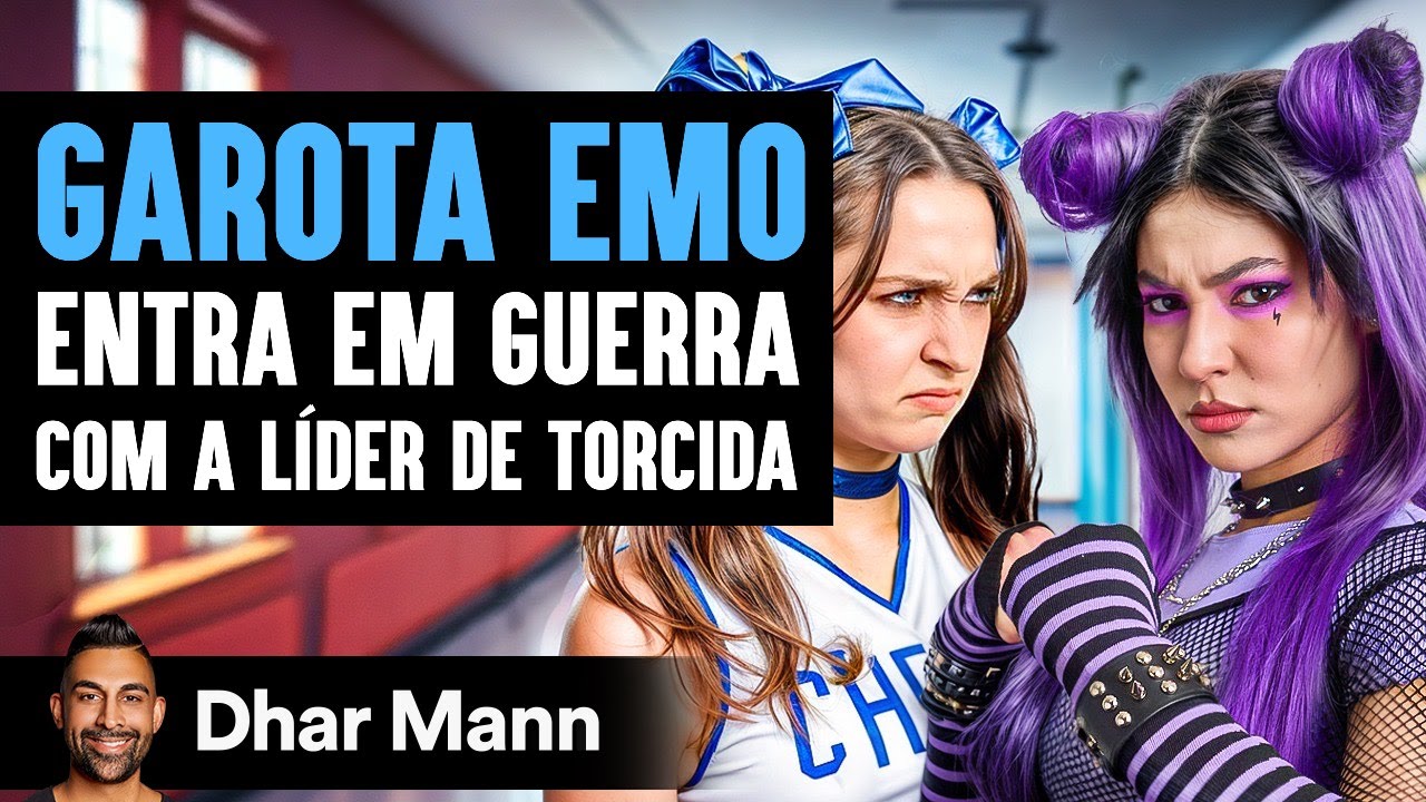 Garota Emo Entra Em Guerra Com A Líder De Torcida | Dhar Mann Studios