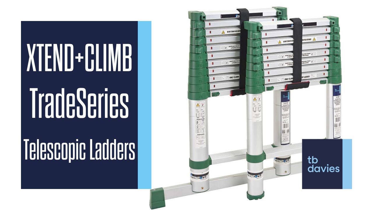 TB Davies XTEND+CLIMB TradeSeries Telescopic Ladders - Features