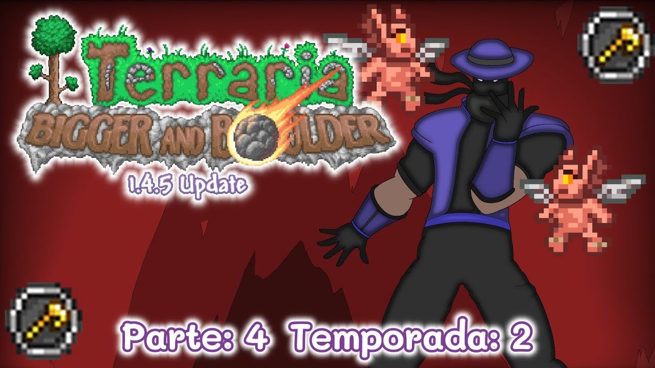 La mente maestra & Armadura de obsidiana Terraria 1.4.5 en celular (parte:4)(Temp:2)