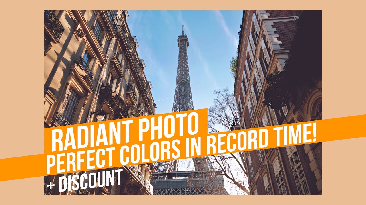 fast image processing with Radiant Photo: perfect colors in record time
