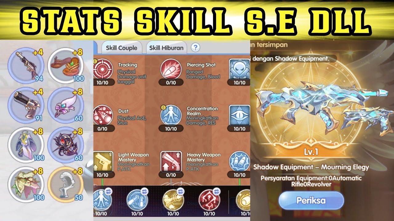 ROX - GUNSLINGER BUILD LENGKAP F2P/LOWSPENDER