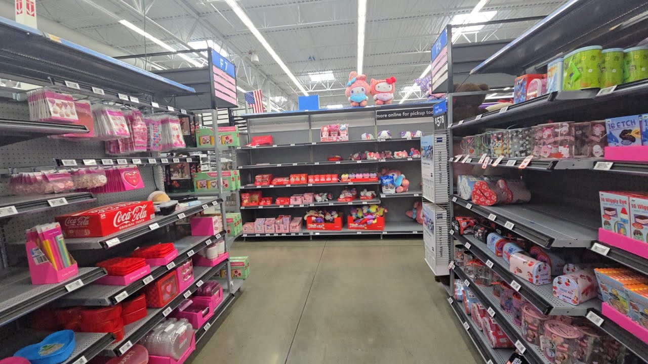 В Walmart уже продаются подарки ко Дню святого Валентина.