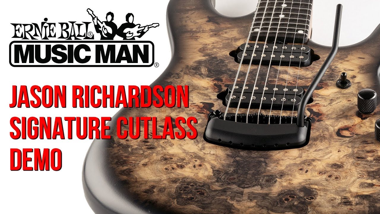 Ernie Ball Music Man Jason Richardson 7-String Cutlass Demo by Cooper Carter