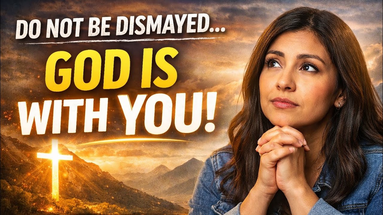 Do not be dismayed. God is with you. Do not give up!