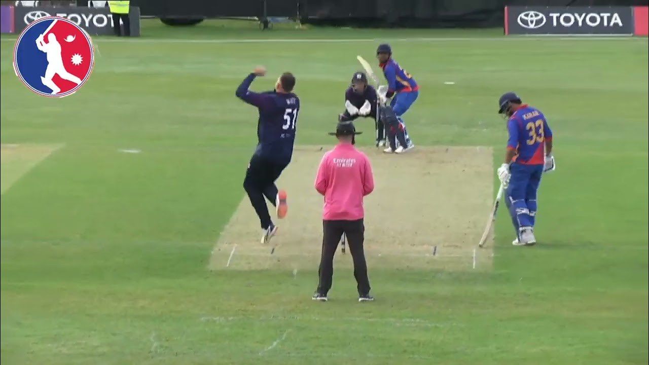 What a miracle Nepal wins Scotland in Last Over Hero Karan KC