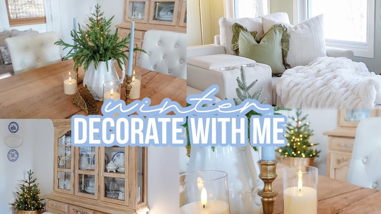 WINTER DECORATE WITH ME 2026 ❄️ COZY WINTER DECORATING IDEAS!
