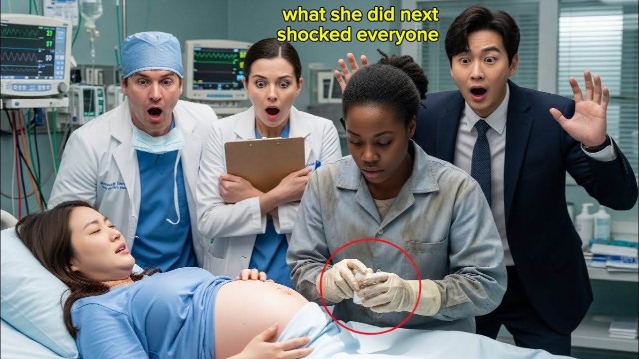 10 Doctors Couldn’t Deliver the Korean mafia boss's Baby — Until a Poor Cleaner Walked In And Did...