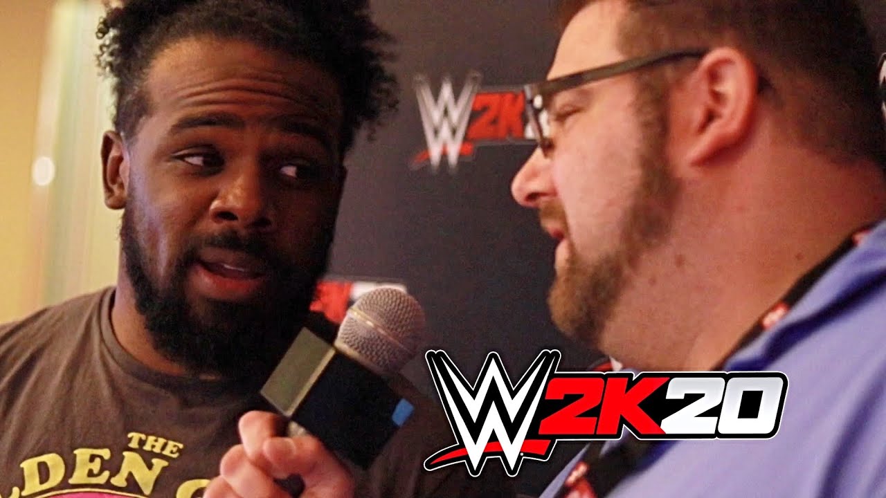 GTS vs UP UP DOWN DOWN!?! GRIM Interviews WWE SUPERSTARS at WWE2k20 Launch Party (Part 2)