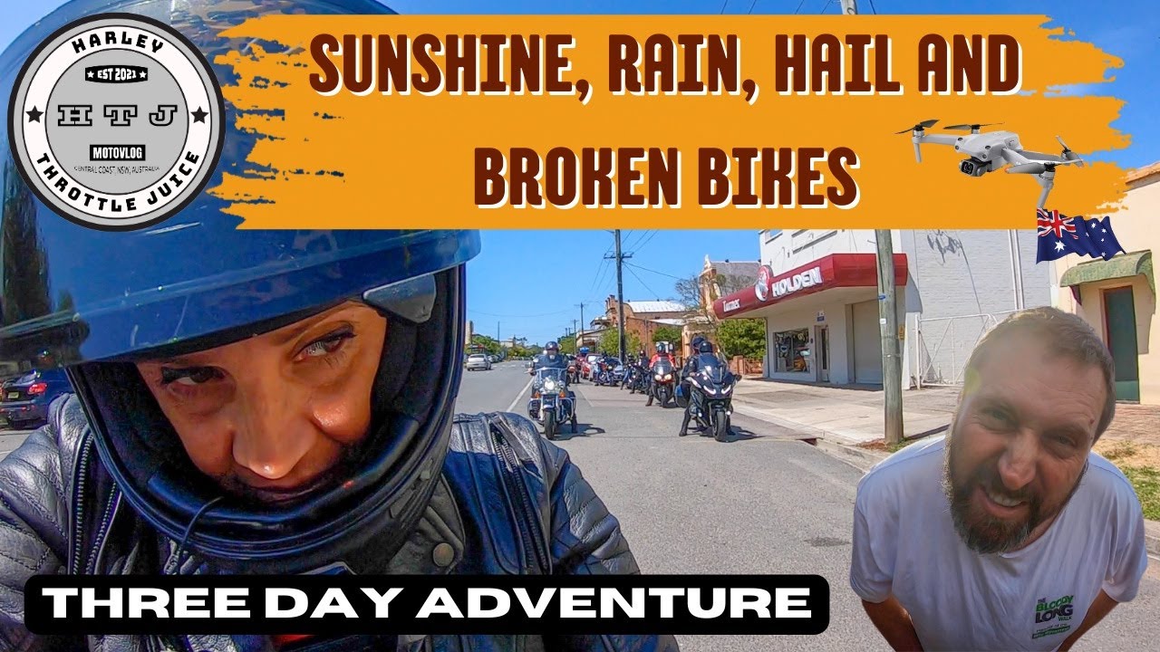 Group motorbike run to Armidale