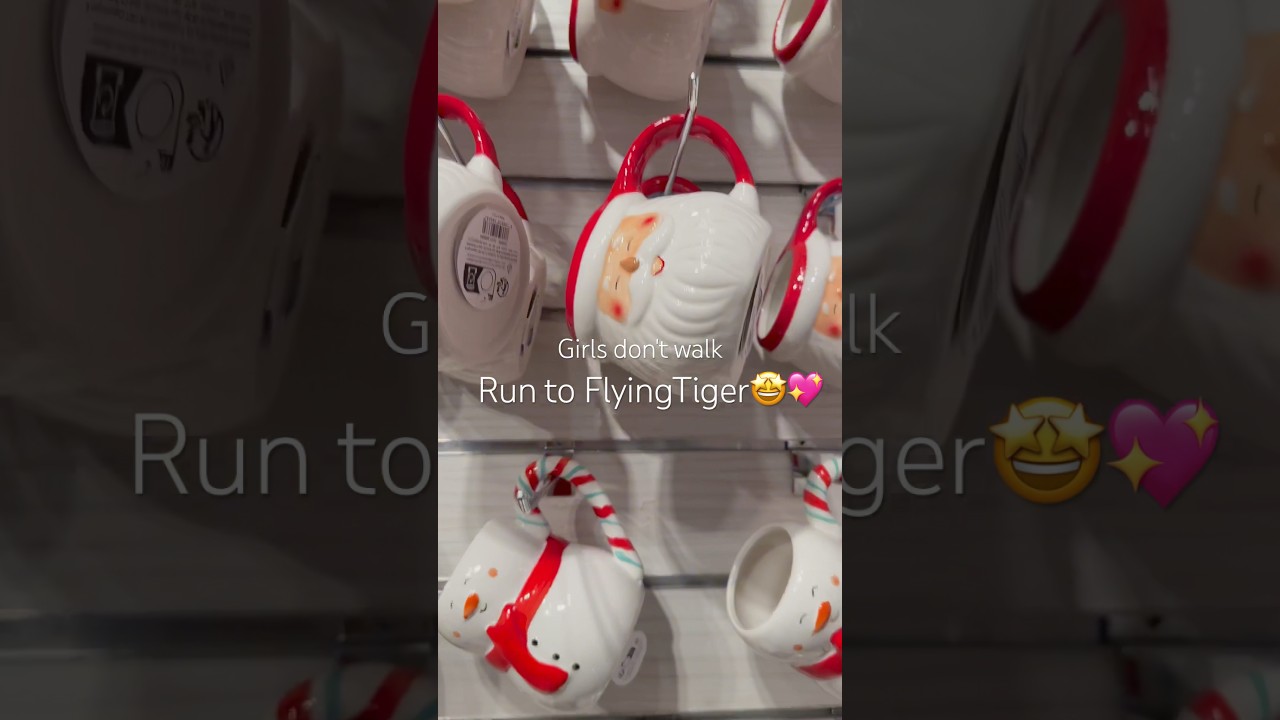 Omg these cups🤩🫶🏻 #flyingtiger #christmas #christmasdecor #christmas2023 #shorts #ytshorts #fyp
