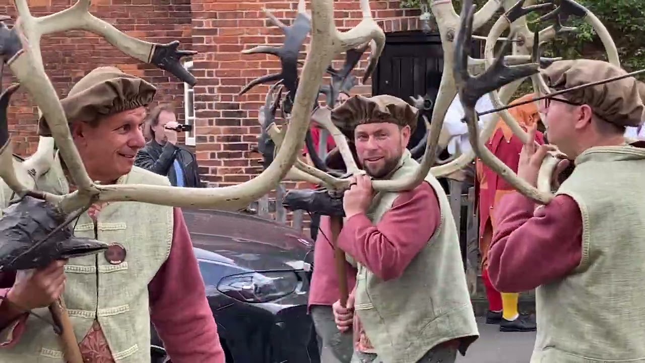 Abbots Bromley Horn Dance 2023 - morning dance
