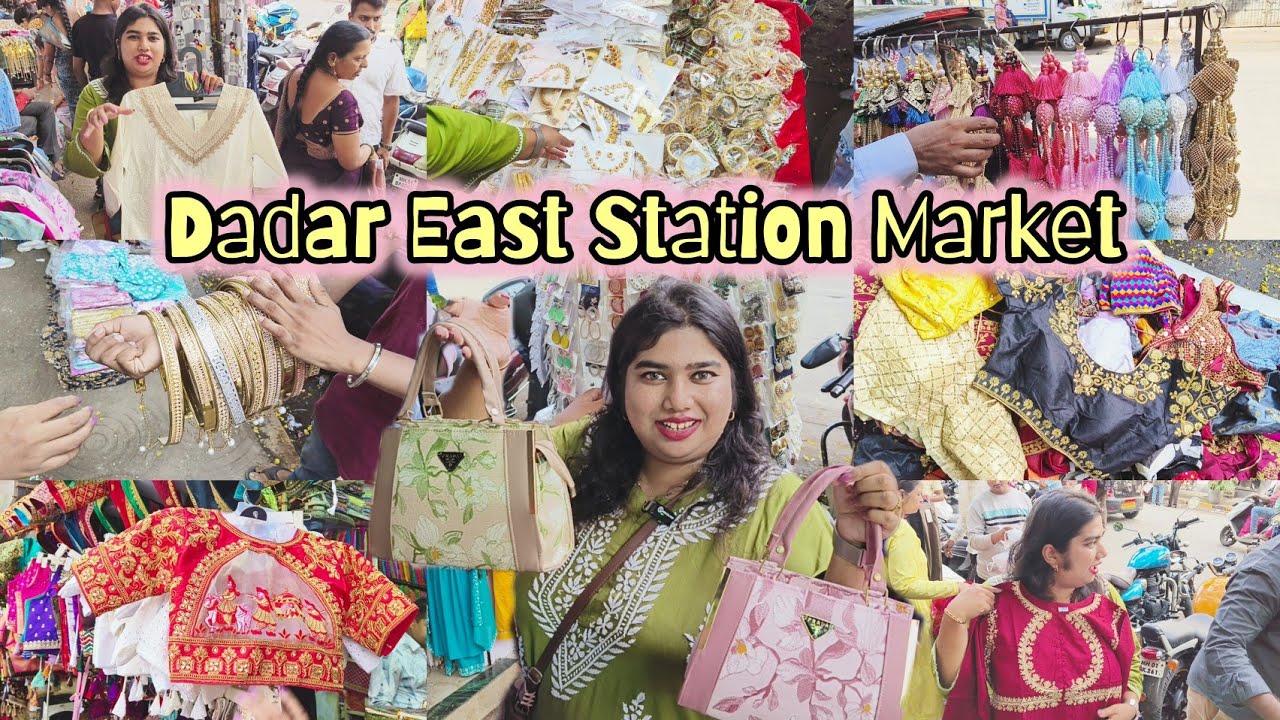 Dadar East Footpath Market / Mind-blowing Variety 😍 Mumbai Street Shopping