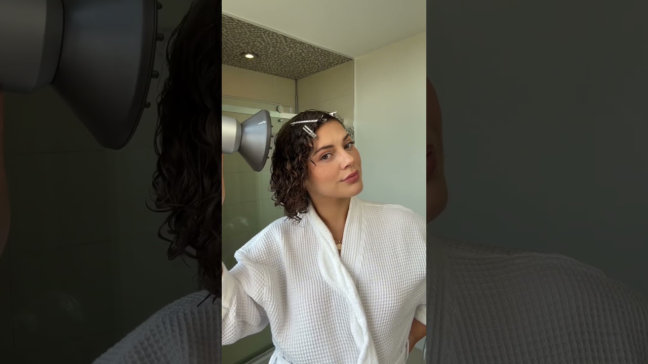 UPDATED DIFFUSING TUTORIAL ON SHORT CURLY HAIR #curlyhair #manesbymell