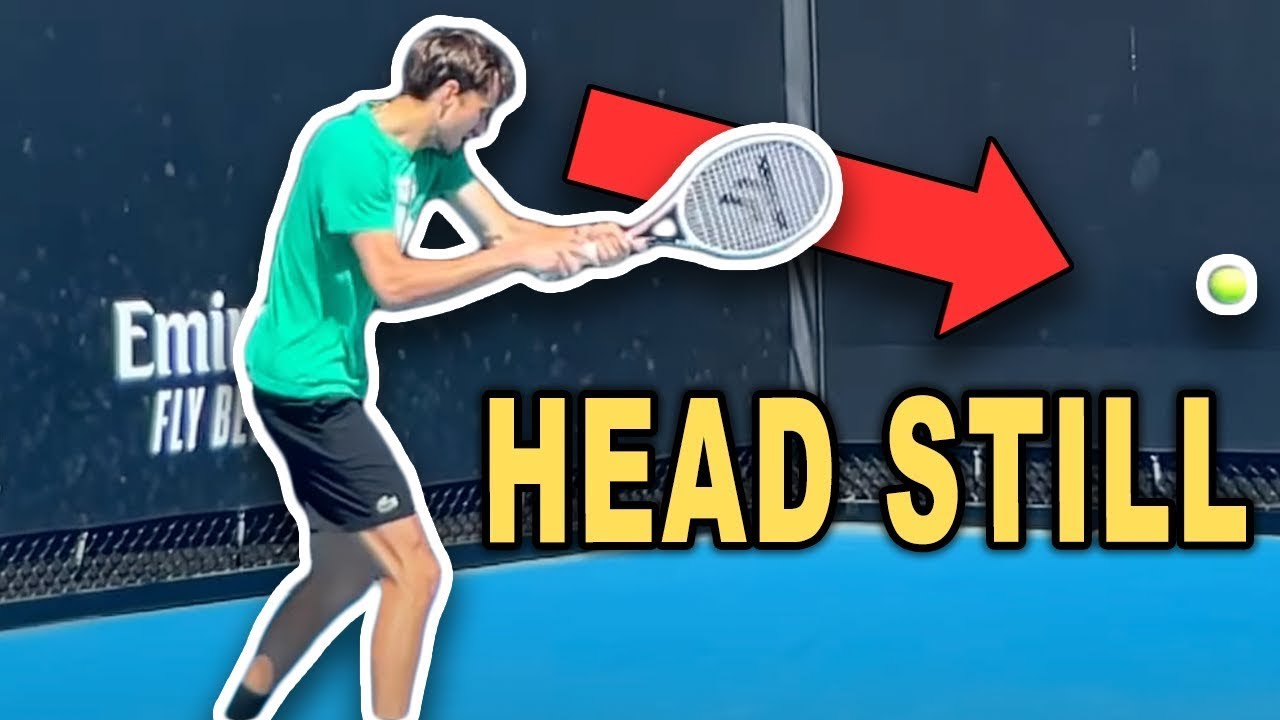 How to watch the ball better on your 2 HANDED BACKHAND