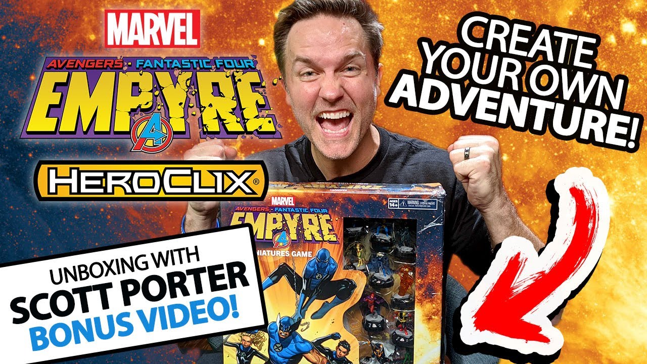 Сюрприз от Clix! | Распаковка Marvel HeroClix: Мстители: Фантастическая четвёрка: Эмпайр
