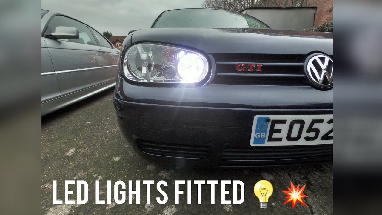 MK4 VOLKSWAGEN GOLF GTI: HOW TO INSTALL LED SIDE AND NUMBER PLATE LIGHTS