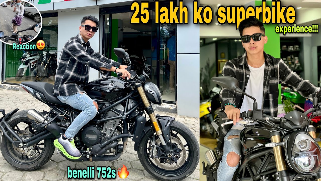 Benelli 752s🔥| Crazy power than 600i💥| street reaction of girls 😍