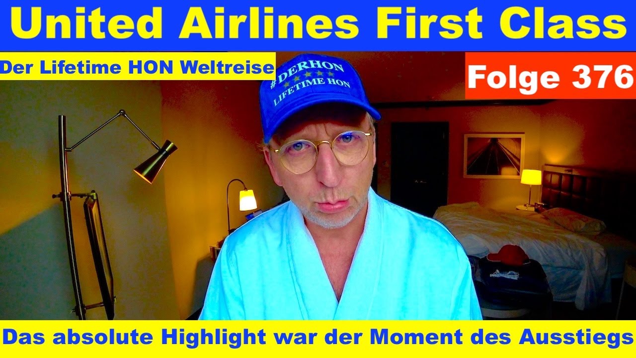 Der Ausstieg war der BESTE Moment (United Airlines First Class) #Weltreise 376 #unitedairlines