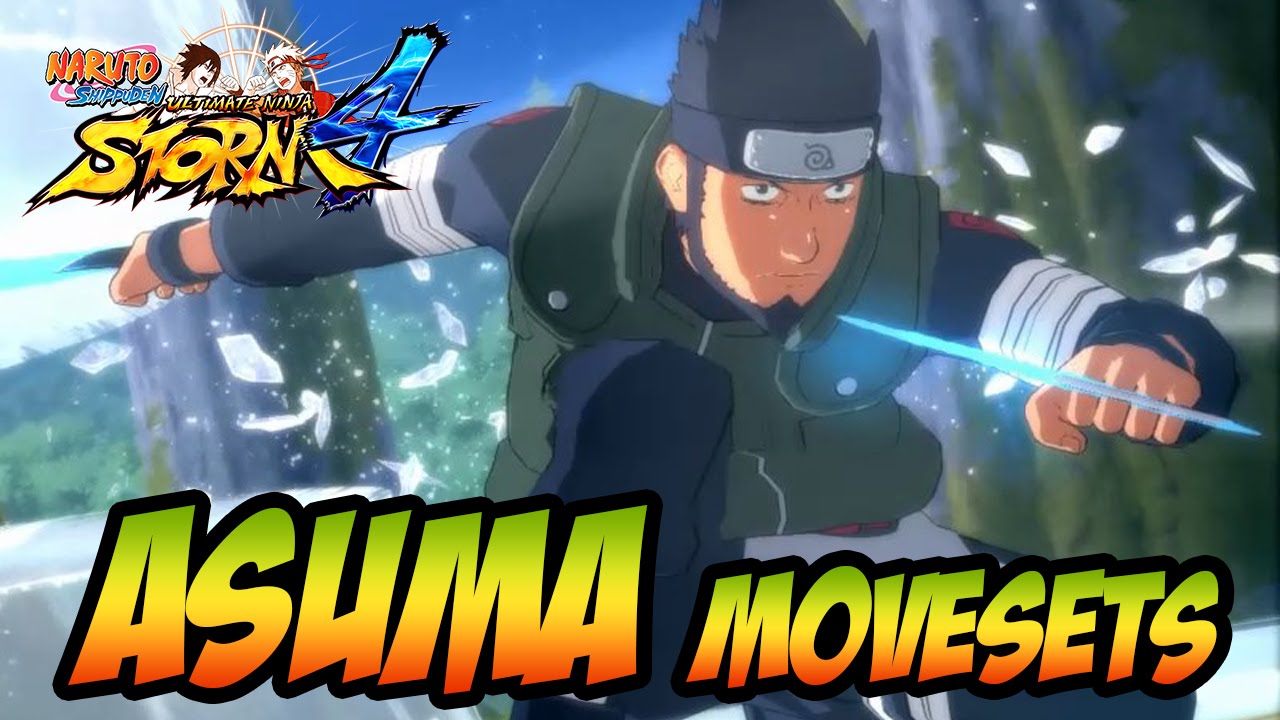 Naruto Ultimate Ninja Storm 1-4 - Asuma Movesets [+DLC]